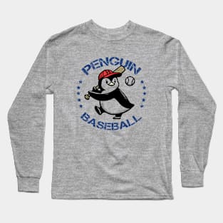 Penguin Baseball Long Sleeve T-Shirt